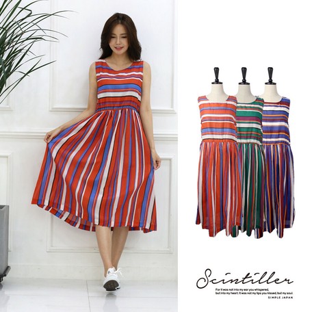 one piece long cotton dresses
