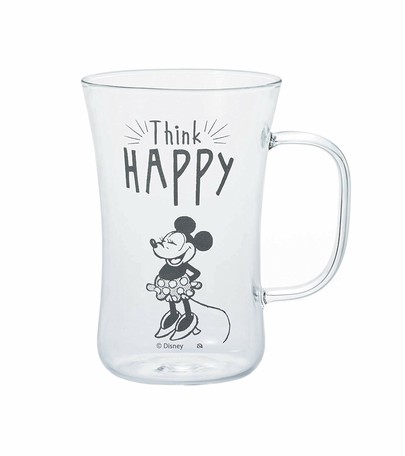 Hot Mugs 耐熱マグ ミニー 耐熱ガラス ホット コーヒー 紅茶 お茶 キャラクター の商品ページ 卸 仕入れサイト スーパーデリバリー