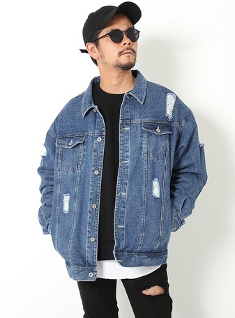 jeans damage jacket