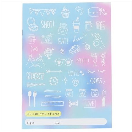 英語ノート ガールズライフ B5クラフト英習帳 13段の商品ページ 卸 仕入れサイト スーパーデリバリー