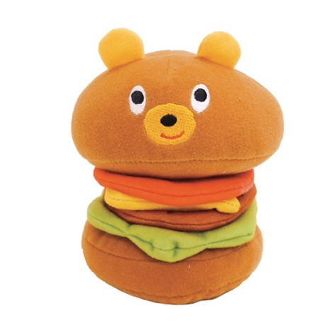 bear hamburger plush