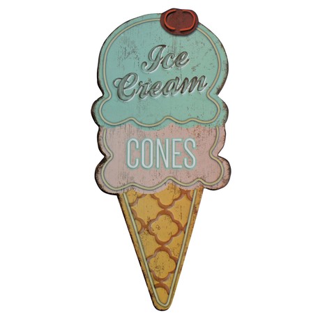 エンボス看板 Ice Cream Cones プレート サイン アイスクリーム アメリカン雑貨の商品ページ 卸 仕入れサイト スーパーデリバリー