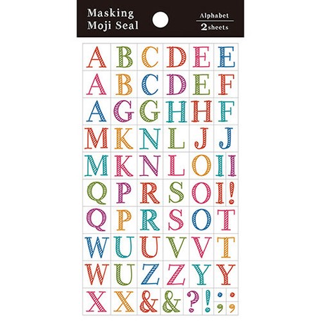 Masking Character Seal Alphabet Decoration Seal Japan Export Japanese Products To The World At Wholesale Prices Super Delivery