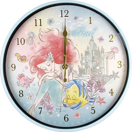 Disney Index Wall Clock Ariel Export Japanese Products To The World At Wholesale Prices Super Delivery