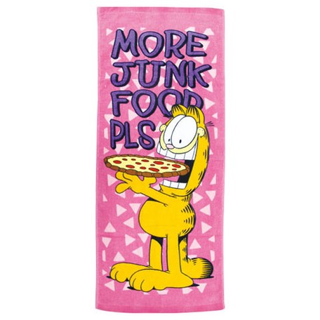 ガーフィールド Garfield フェイスタオル Face Towel キャラクター かわいい ネコ ねこ 猫 ピザの商品ページ 卸 仕入れサイト スーパーデリバリー