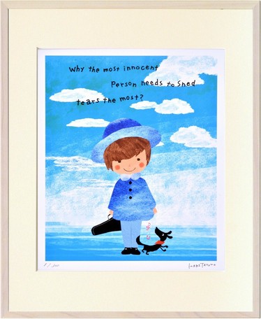 人気イラストレーター はりたつお ジクレー版画 まーちゃん 四つ切の商品ページ 卸 仕入れサイト スーパーデリバリー
