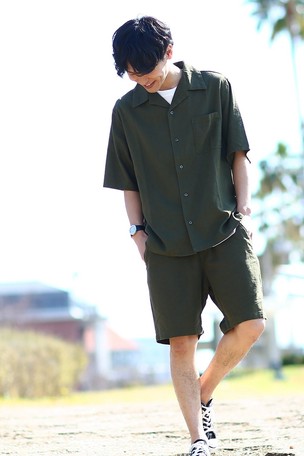 Linen Shirt Men S Short Sleeve Open Color Shirt Shirt Casual Semi Formal Plain Export Japanese Products To The World At Wholesale Prices Super Delivery