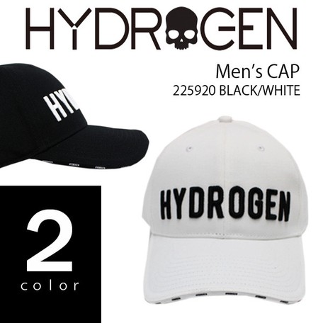 値下げ Hydrogen ハイドロゲン Cap キャップ フロント ロゴ ブラック ホワイトの商品ページ 卸 仕入れサイト スーパーデリバリー