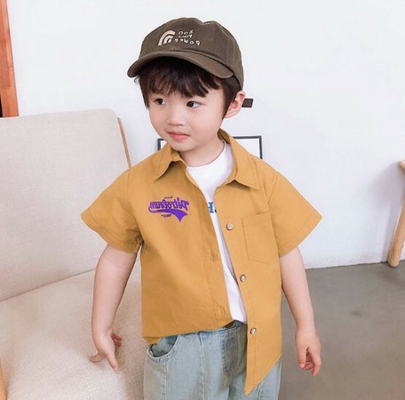 Boys Kids Short Sleeve Shirt Casual Children S Clothing Export