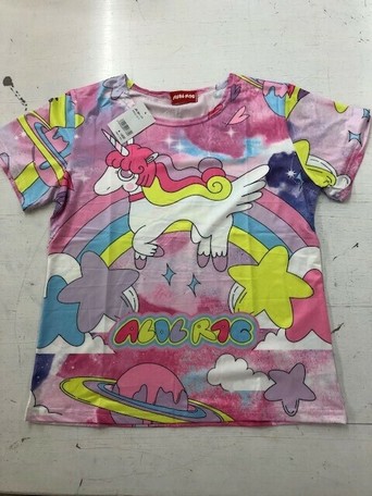 T Shirt Ladies Kids Costume Hip Hop Colorful Export Japanese