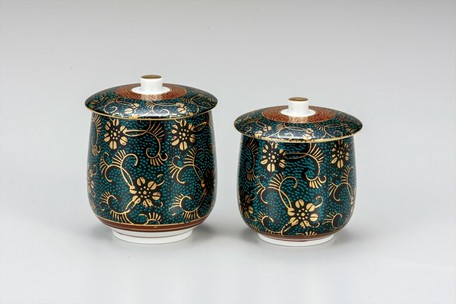 Kutani Yaki] With Lid Japanese Tea Cup | Import Japanese ...