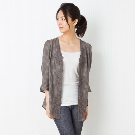 cotton lace cardigan