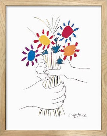 アートフレーム パブロ ピカソ Pablo Picasso Petite Fleursの商品ページ 卸 仕入れサイト スーパーデリバリー