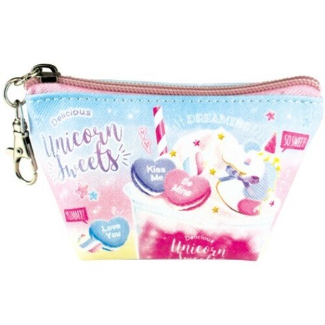 Coin Purse Triangle Mini Pouch Unicorn Export Japanese Products