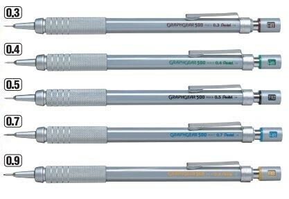 Pentel For The Drafting Mechanical Pencil Graph Export Japanese