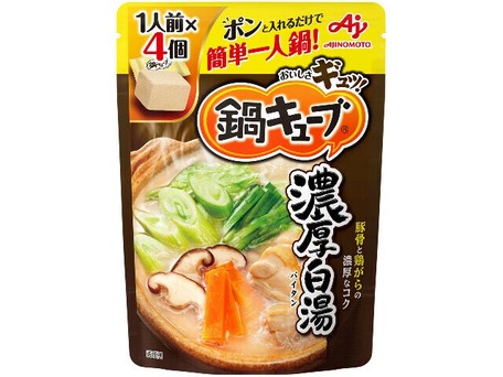 味の素 鍋キューブ 濃厚白湯 4個入 36g X5の商品ページ 卸 仕入れ
