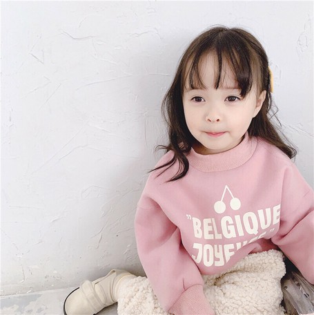 Children S Clothing Top Sweatshirt Pastel Kids Casual Korea