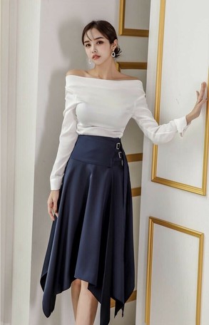 long sleeve skirt dress