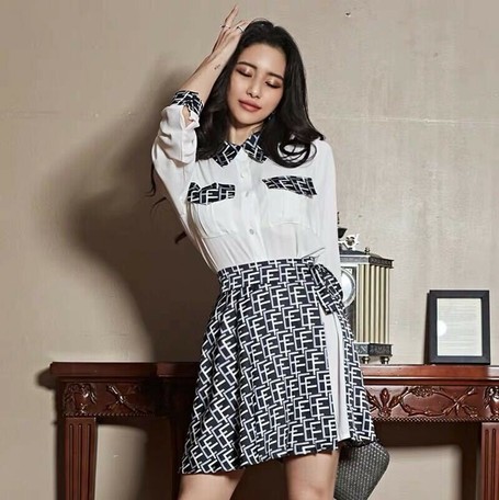one piece dress suit