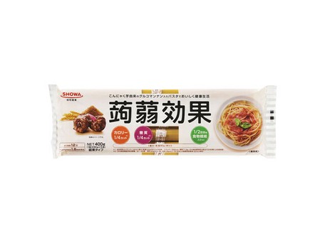 昭和産業 蒟蒻効果 グルコマンナン入パスタ 400g X24の商品ページ 卸 仕入れサイト スーパーデリバリー
