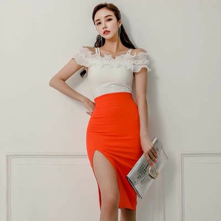 one piece skirt and top