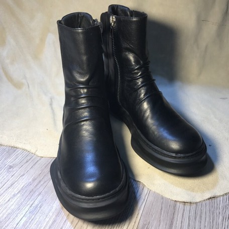short black riding boots