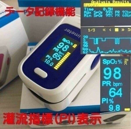 高性能8時間データ記録 Pi表示機能付きサチュレーション Spo2 血中酸素飽和度 パルスオキシメーターの商品ページ 卸 仕入れサイト スーパーデリバリー