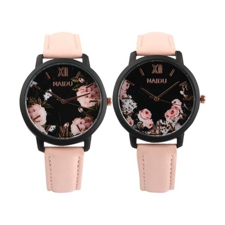腕時計 レディース 無地 花柄 時計 アクセサリー シンプル 安い 可愛い