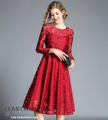 Wedding Concert Formal Long Sleeve Long Flare One Piece Dress Dress Import Japanese Products At Wholesale Prices Super Delivery