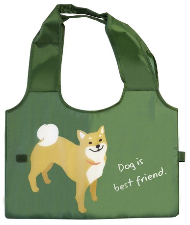 Shopping Basket Bag Dog レジかごバッグ 柴犬 カーキの商品ページ 卸 仕入れサイト スーパーデリバリー