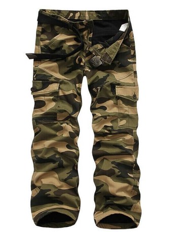 camo cargo work pants