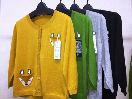 three quarter length cardigan