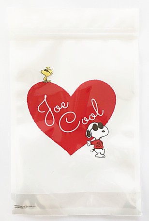 Snoopy スヌーピー マチ付きzipバッグ ハート Joe Cool 4枚入りの商品ページ 卸 仕入れサイト スーパーデリバリー