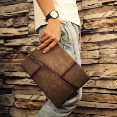 mens clutch bags leather