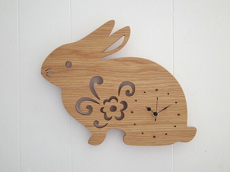 Wall Clock Rabbit Sideways Import Japanese Products At Wholesale Prices Super Delivery