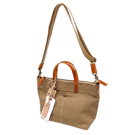 canvas and leather bag