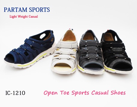 open toe casual shoes