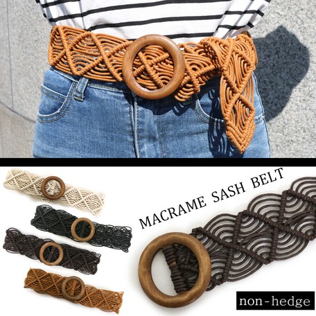 japanese rope belt