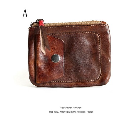 genuine leather coin purse