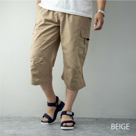 three quarter length cargo pants