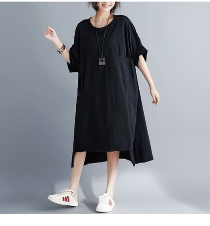 Ladies Long One Piece Dress Short Sleeve Pocket Casual Import Japanese Products At Wholesale Prices Super Delivery Ladies Long One Piece Dress Short Sleeve Pocket Casual Import Japanese Products At Wholesale Prices Super Delivery