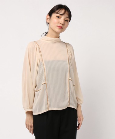 High Neck Blouse | Export Japanese 