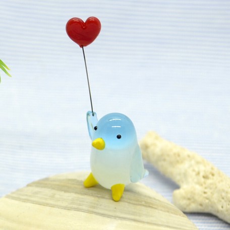 ガラス細工 ハートペンギンくんの商品ページ 卸 仕入れサイト スーパーデリバリー