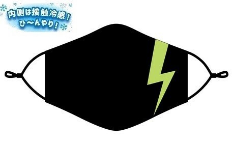 完売 ひんやり夏用布マスク イナズマ 内側接触冷感素材使用 の商品ページ 卸 仕入れサイト スーパーデリバリー