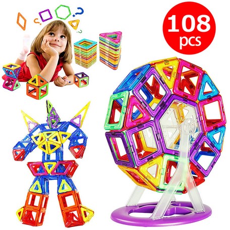 Kingstar マグネットおもちゃ 磁石ブロック 知育玩具 子供 磁石おもちゃ 108pcsの商品ページ 卸 仕入れサイト スーパーデリバリー