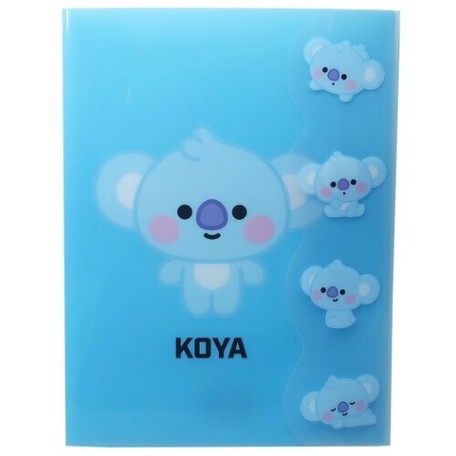 ファイル Bt21 ダイカットカバー付き2ポケットa4クリアファイル Koyaの商品ページ 卸 仕入れサイト スーパーデリバリー