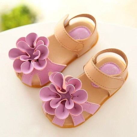 Kids Sandal Flower Decoration Kids Shoes Export Japanese