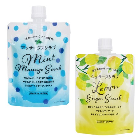 つるんとすべすべお肌に マッサージスクラブ シュガースクラブ ミント レモン 保湿の商品ページ 卸 仕入れサイト スーパーデリバリー