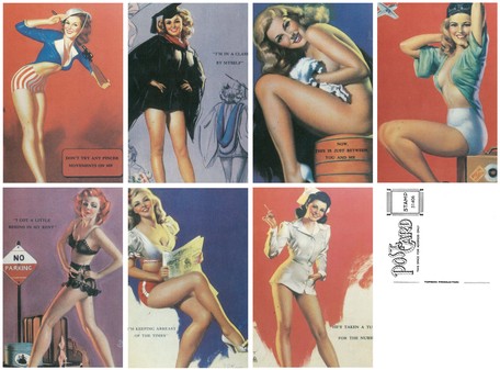 ピンナップガール ポストカード 8 14 復刻版 アメリカン雑貨の商品ページ 卸 仕入れサイト スーパーデリバリー