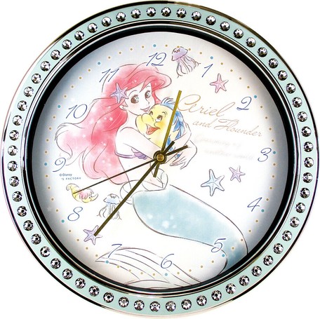 Disney Jewelry Wall Clock Lens Ariel Export Japanese Products To The World At Wholesale Prices Super Delivery